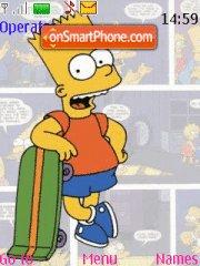 Bart Simpson es el tema de pantalla