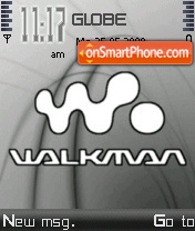 Walkman Grey 01 theme screenshot