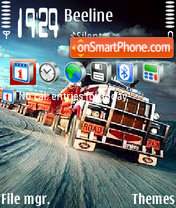 Road Truck tema screenshot