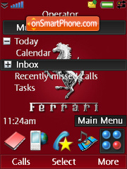 Ferrari theme screenshot