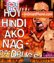 No To Drugs Theme-Screenshot