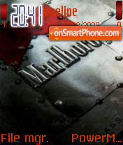 Capture d'écran Marlboro 05 thème