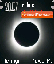 Capture d'écran Solar Eclipse thème