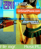 Cars With Models es el tema de pantalla