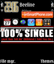 Thesingle tema screenshot