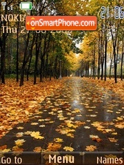 Autumn tema screenshot