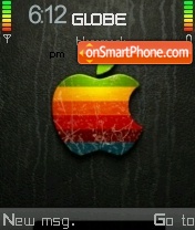 Capture d'écran Apple Stained thème