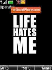 Life Hates me es el tema de pantalla