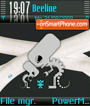 Dark aliens tema screenshot