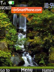 Waterfall slide tema screenshot