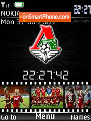 Capture d'écran SWF FC Lokomotiv thème