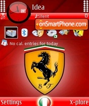 Ferrari theme screenshot