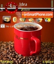 Black Coffee tema screenshot