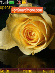 Capture d'écran Yellow Rose thème