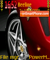 Wheels 01 tema screenshot