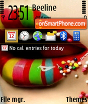 Lips 03 tema screenshot