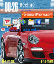 Red Porsche 01 Theme-Screenshot