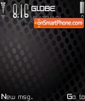 Carbon Black 01 theme screenshot