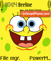 Sponge Bob 04 theme screenshot