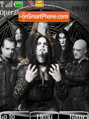 Скриншот темы Dimmu Borgir