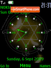 Animated Clock 2 tema screenshot