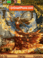 Capture d'écran Autumn fairy thème