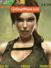 Capture d'écran Lara Croft thème