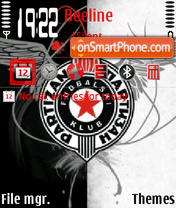 Partizan Belgrade theme screenshot