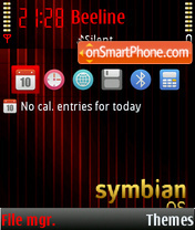 Symbian Os 03 theme screenshot