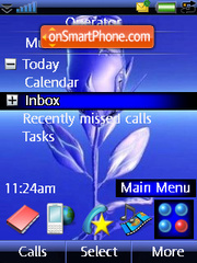 Blue Rose tema screenshot