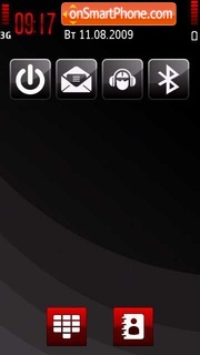 Blackred 3 tema screenshot