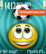 Soccer tema screenshot