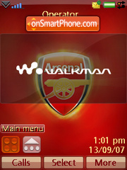 Arsenal theme screenshot