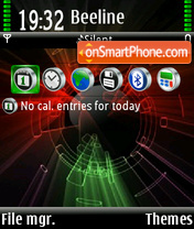 Color abstrakt 01 tema screenshot