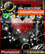 Animated heart tema screenshot