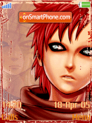 Gaara Of Desert tema screenshot