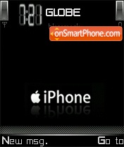 Скриншот темы Iphone Black V8