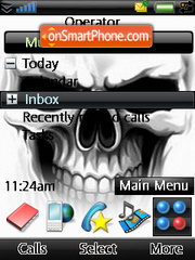 Skull tema screenshot