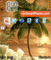 Abstract Nature 01 tema screenshot