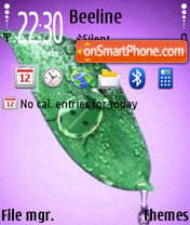 Bug On Leave tema screenshot