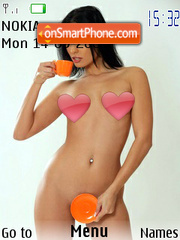 Hot coffee tema screenshot