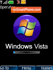 Скриншот темы Windows vista