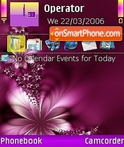 Flowers tema screenshot