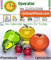 Fruit tema screenshot