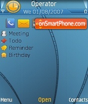Orange theme screenshot
