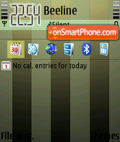 Striped 01 tema screenshot