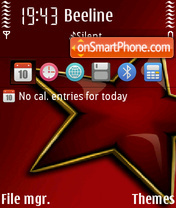 Red Star theme screenshot
