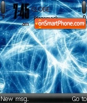 Blue Swirls Reloaded tema screenshot