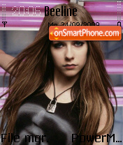 Avril Lavigne 25 Theme-Screenshot