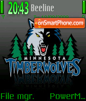 Capture d'écran Timberwolves thème